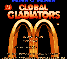 Mick & Mack as the Global Gladiators (USA) (1993-05-28) (Proto) (Alt)